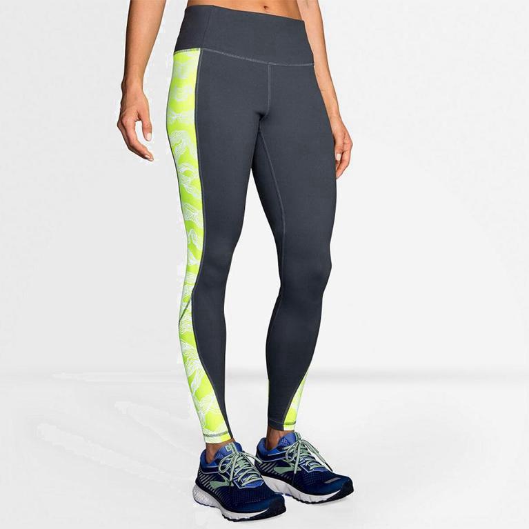 Brooks Nightlife Hardlooplegging voor Dames Grijs (HZGOR-0387)